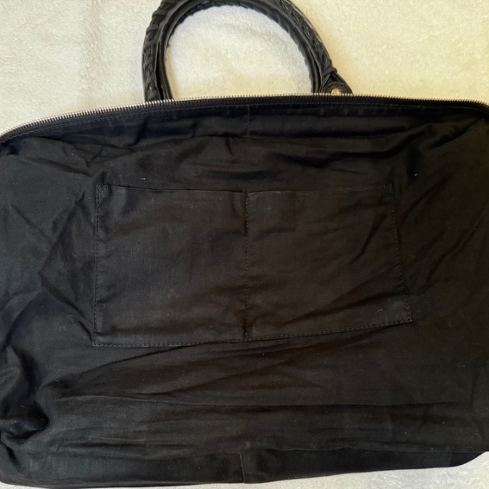 BALENCIAGA BLACK LAMBSKIN LEATHER - UNISEX WORK BAG - Picture 13 of 16